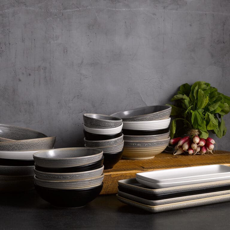 Dudson Evo Jet Black Deep Oval Bowl 26.7x19.7cm