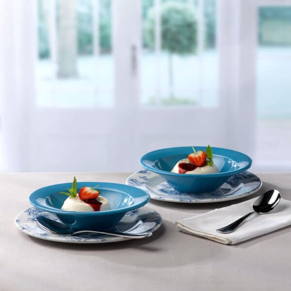 SCHALE MIT RAND 16.5CM