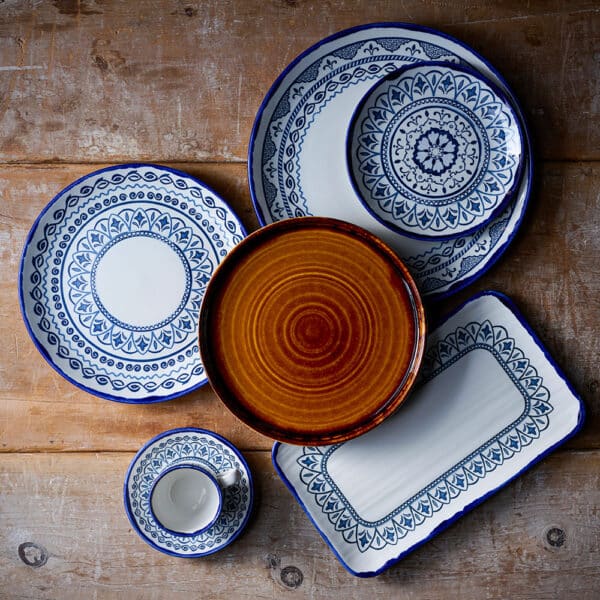 WALLED PLATE 21CM