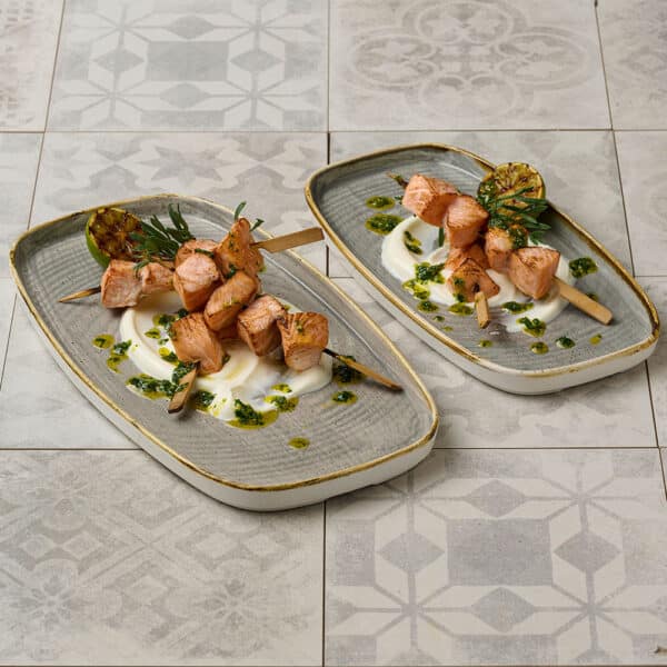 WALLED OBLONG PLATTER 30 X 15.4CM