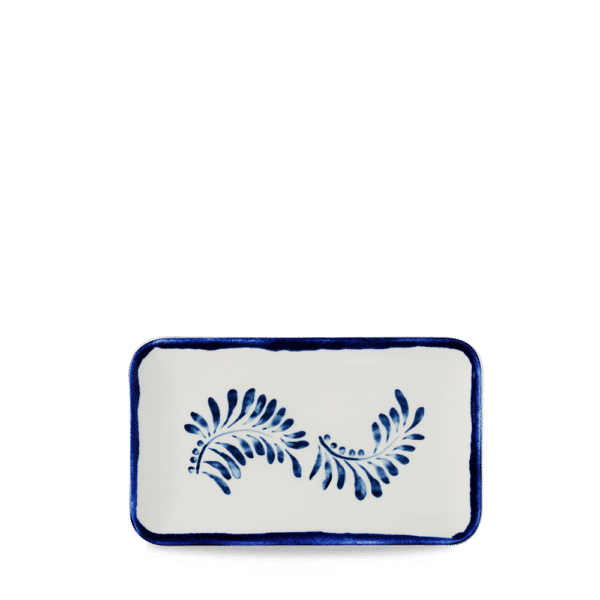 ORGANISCHE LÄNGLICHE SERVIERPLATTE 27 X 16CM