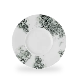 TELLER MIT MEDIUM FAHNE 28CM