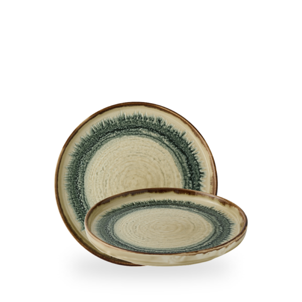 TELLER MIT ERHÖHTEM RAND 21CM