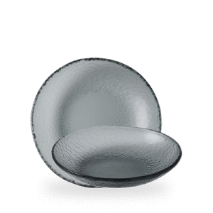 ORGANIC GLASS BOWL 24.5CM