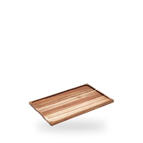 Comas Buffet Acacia Base Brown 55 x 34.5cm on white background
