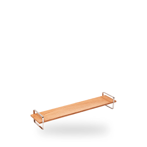 Comas Buffett Low Medium Presentation Table Brown 60 x 12cm on white background