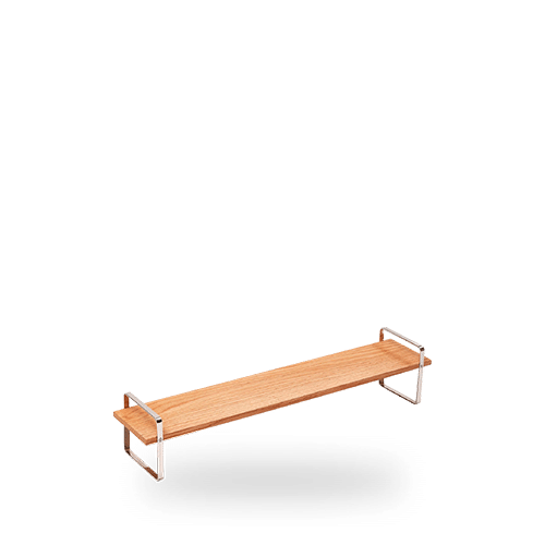 Comas Buffett High Medium Presentation Table Brown 60 x 12cm on white background