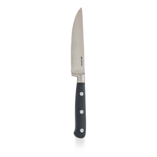Comas Steak Collection Black 25.8cm Steak Knife on white background