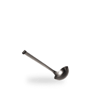 Comas Utensils Soup Ladle Black 26.5cm on white background