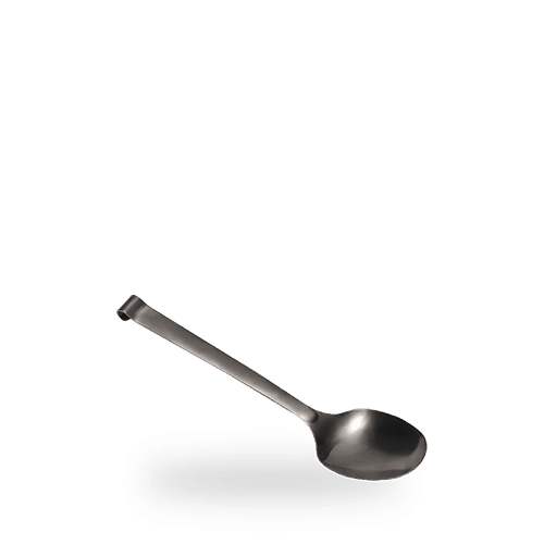 Comas Utensils Serving Spoon Black 30cm on white background