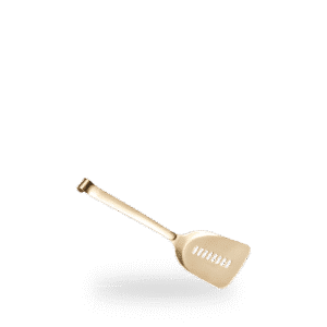 Comas Utensils Spatula Gold 28cm on white background