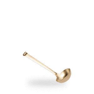 Comas Utensils Soup Ladle Gold 26.5cm on white background
