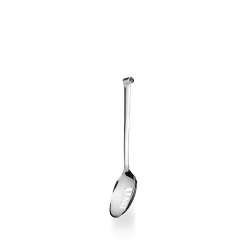 Comas Utensils Slotted Spoon Silver 30cm on white background