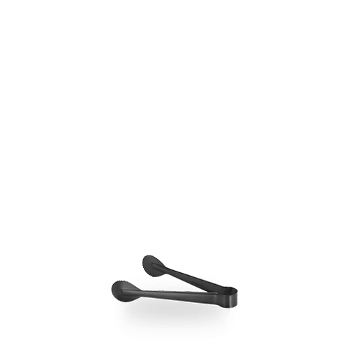 Comas Utensils Ice Tong Black 19cm on white background