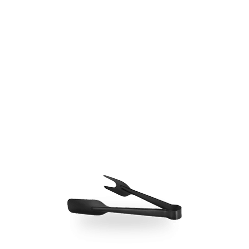 Comas Utensils Serving Tong Black 24cm on white background