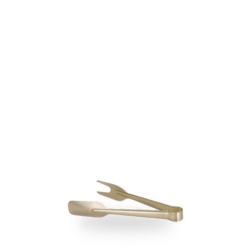 Comas Utensils Serving Tong Gold 24cm on white background