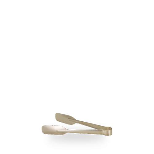 Comas Utensils Cake Tong Gold 24cm on white background
