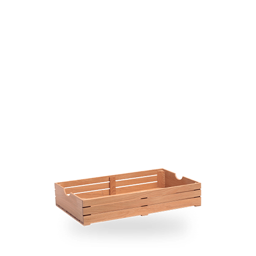 Comas Buffet Wood Box Brown 53 x 32.5cm on white background