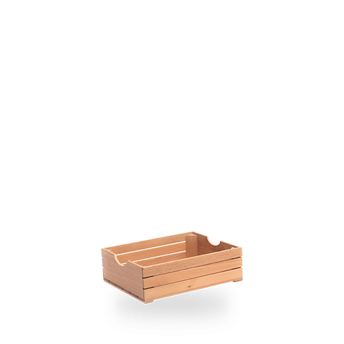 Comas Buffet Wood Box Brown 32.5 x 26.5cm on white background