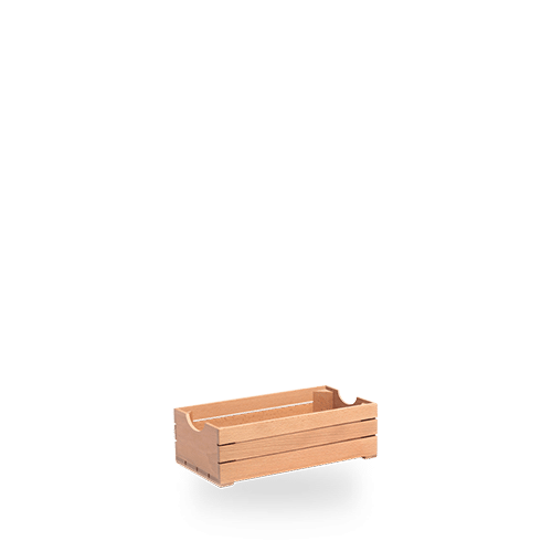 Comas Buffet Wood Box Brown 32.5 x 17.6cm on white background