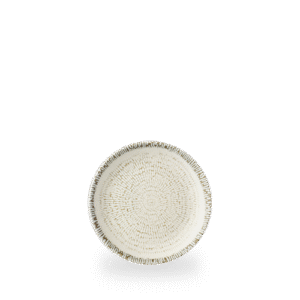 Churchill Inked Cascade Taupe 16.5cm Coupe Plate on white background