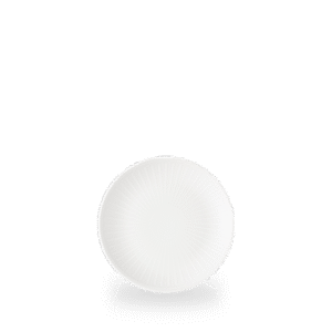 Churchill Inked Era White 16.5cm Coupe-Teller auf weißem Hintergrund
