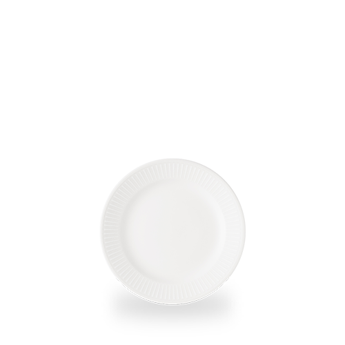 Churchill Inked Era White 17cm Rimmed Plate on white background