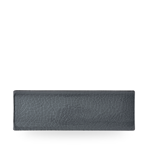 Churchill Viana Glass Dusk 33 x 11cm Tasting Tray on white background
