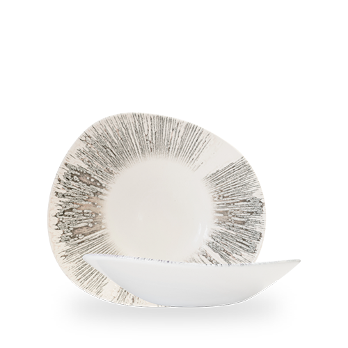 Churchill Inked Lyra Pink 25cm Opal Bowl on white background