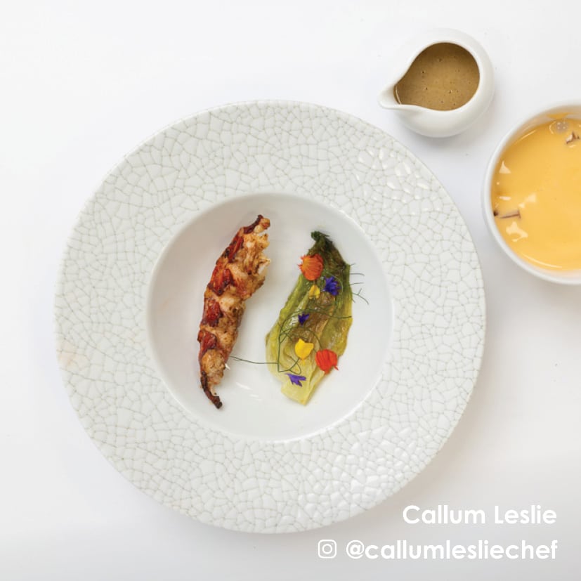 NCOTY plate from @callumlesliechef