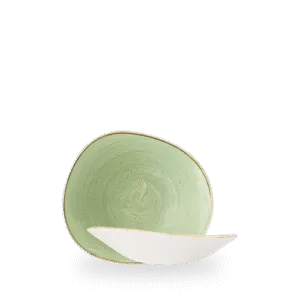 Churchill Stonecast Sage Green 20cm Opal-Schüssel auf weißem Hintergrund