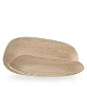 Churchill Stonecast Truffle 35 x 18.5cm Opal-Platte auf weißem Hintergrund