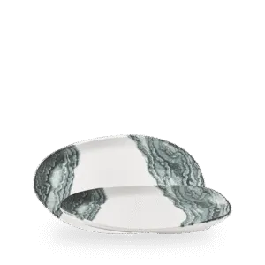 Churchill Inked Tide Black 26 x 15cm Natürliche Bio-Platte auf weißem Hintergrund