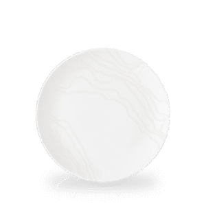 Churchill Inked Tide White 26cm Coupe-Teller auf weißem Hintergrund