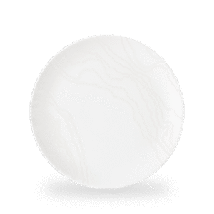 Churchill Inked Tide White 28.8cm Coupe-Teller auf weißem Hintergrund