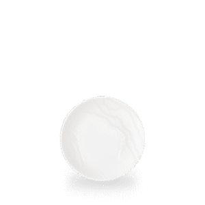 Churchill Inked Tide White 16.5cm Coupe-Teller auf weißem Hintergrund