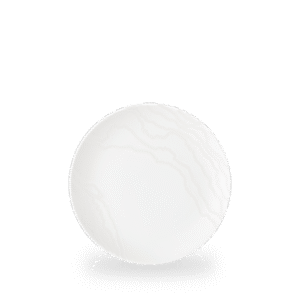 Churchill Inked Tide White 21.7cm Coupe-Teller auf weißem Hintergrund
