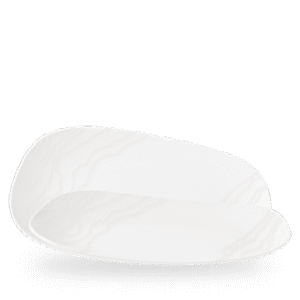 Churchill Inked Tide White 35 x 18.5cm Opal-Platte auf weißem Hintergrund