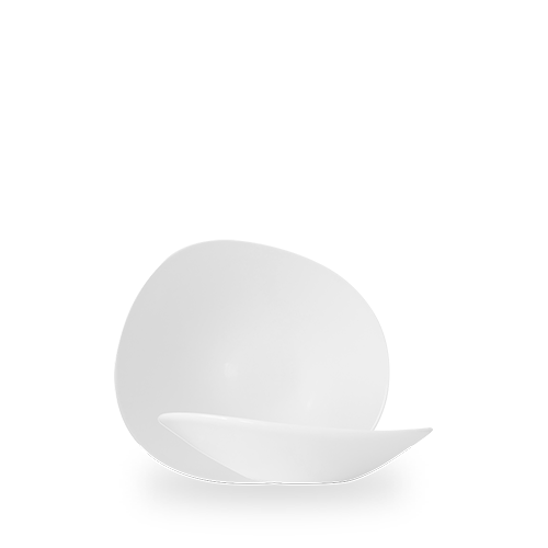 Churchill Opal White 20cm Opal Bowl on white background