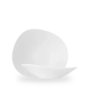Churchill Opal White 25cm Opal Bowl on white background