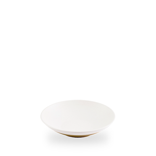 Churchill Helsinki White Emerge Melamine 30cm Shallow Bowl on white background