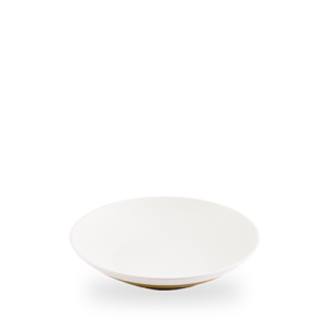Churchill Helsinki White Emerge Melamine 36cm Shallow Bowl on white background