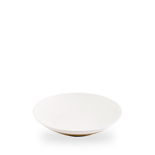 Churchill Helsinki White Emerge Melamine 36cm Shallow Bowl on white background