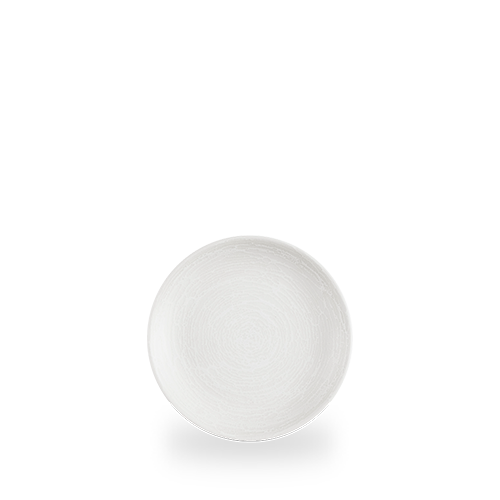 Churchill Ice White Inked Elements 16.5cm Plate on white background