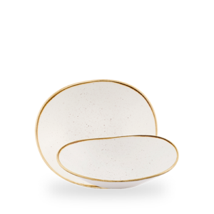 Churchill Barley White Stonecast 23cm Opal Bowl on white background
