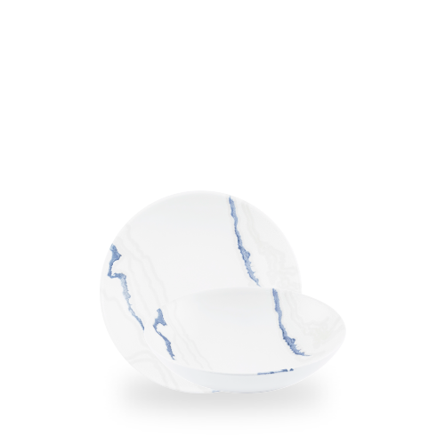 Churchill Blue Inked Tide Accents 18.2cm Bowl on white background