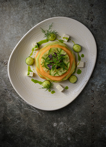 Churchill Inked Elements Opal Plate in White