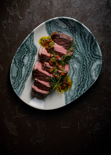 Churchill Inked Tide Opal Plate in Black